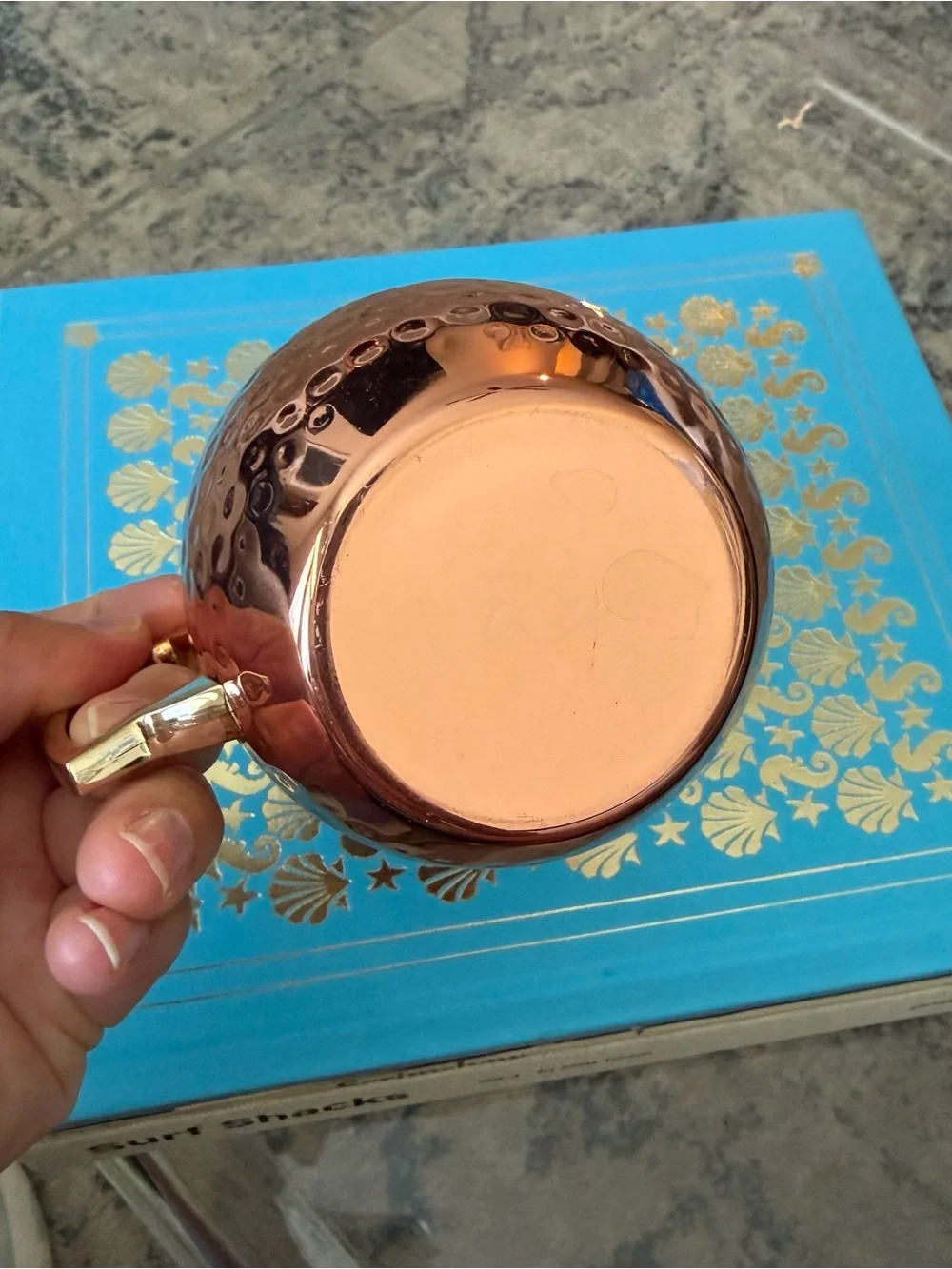 Hammered Copper Moscow Mule Mugs | Set of 2